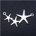 Ocelový přívěšek - mořské hvězdy