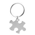 Ocelový přívěsek na klíče - puzzle