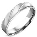Ocelový prsten, šíře 5 mm, vel. 52