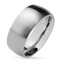 OPR0028 Ocelový prsten matný, šíře 8 mm