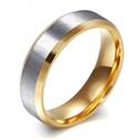 OPR1830 Pánský zlacený ocelový prsten