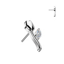 Ozdobná část k PUSH IN piercingu TITAN, tulipán