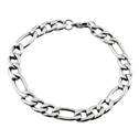 Pánský ocelový náramek Figaro, tl. 8 mm
