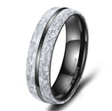 Pánský snubní prsten BLACK TITANIUM, vel. 62