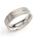 Pánský titanový prsten s drážkou BOCCIA® 0101-07