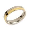 Pánský titanový snubní prsten 0129-02