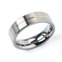 Pánský titanový snubní prsten BOCCIA® 0101-21