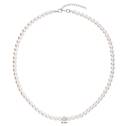 Perlový náhrdelník bílý