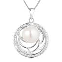 Perlový náhrdelník s říčních perlou
