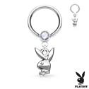 Piercing - kruh Playboy 1,2 x 10 mm