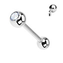 Piercing činka titan zirkon