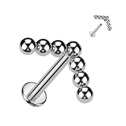 Piercing do brady - labreta titan 1,2 x 8 mm