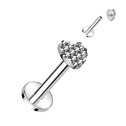 Piercing do brady - labreta TITAN, 1,2 x 8 mm