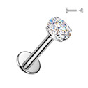 Piercing do brady - labreta TITAN Moissanit 0.25ct (4mm)