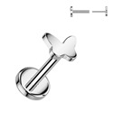 Piercing do brady - PUSH IN labreta titan, 1,0 x 6 mm
