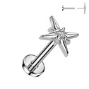 Piercing do brady - PUSH IN labreta TITAN