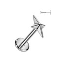 Piercing do brady - PUSH IN labreta TITAN