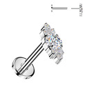 Piercing do brady - PUSH IN labreta TITAN