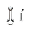 Piercing do brady 1,2 x 6 mm, čirá barva