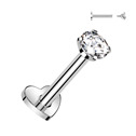 Piercing do brady TITAN, čirý kámen