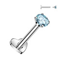 Piercing do brady TITAN, tyrkysový kámen