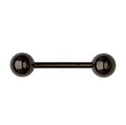 Piercing do jazyka, 1,6 x 14 mm, kuličky 5 mm