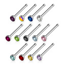 Piercing do nosu - kamínek