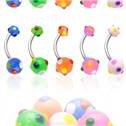 Piercing do pupíku - banánek