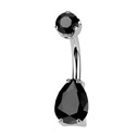 Piercing do pupíku - TITAN, Achát