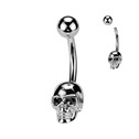 Piercing do pupíku lebka