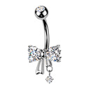 Piercing do pupíku mašlička