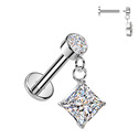 Piercing do ucha - labreta 1,2 x 6 mm
