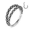 Piercing kruh segment dvojitý