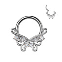 Piercing segment kruh TITAN motýlek