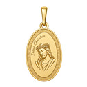 Pozlacený stříbrný přívěsek Ježíš Kristus