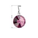 Přívěsek bižuterie se Swarovski krystaly, Amethyst
