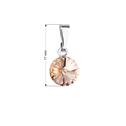 Přívěsek bižuterie se Swarovski krystaly, Light Peach