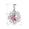 Přívěsek bižuterie se Swarovski krystaly, Light Rose