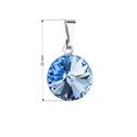 Přívěsek bižuterie se Swarovski krystaly, Light Sapphire
