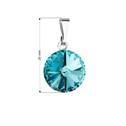 Přívěsek bižuterie se Swarovski krystaly, Light Turquoise