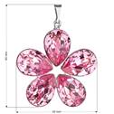 Přívěsek bižuterie se Swarovski krystaly, Rose