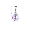 Přívěsek bižuterie se Swarovski krystaly, Violet