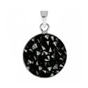 Přívěšek Crystals from Swarovski® 15mm, JET BLACK