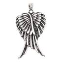 Přívěšek ocel - zkřížená andělská křídla