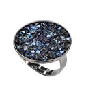 Prsten s krystaly Crystals from Swarovski® BLUELIZED