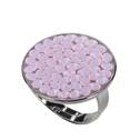 Prsten s krystaly Crystals from Swarovski® ROSE WATER OPAL