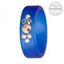 Prsten s krystaly Swarovski®, SAPPHIRE, vel. 56