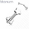 PUSH IN piercing do brady / ucha TITAN 1,2 x 8 mm