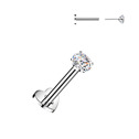 PUSH-IN piercing do brady zirkon - labreta TITAN