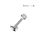PUSH-IN piercing do brady zirkon - labreta TITAN